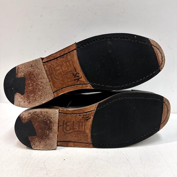 EUC Rancourt & Co. x Helm Muller Black Cap Toe Boot Horween Made in USA 7.5 D - Picture 10 of 11